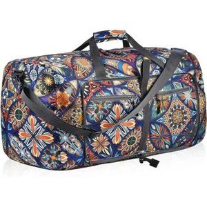 NEW TRAVEL bag water resistant duffle bag Z bohemian flower Duffel Bag